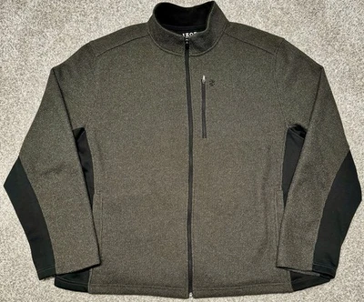 Izod Advantage Performance Mens Jacket Gray Black Coat Tall Size XLT - Image 1 of 4