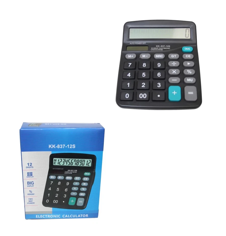Big Display Two Way Power Electronic Maths Calculator Office - Image 1 of 1