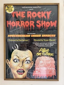 Theatre poster for Rocky Horror Show, Hanley production 1984 signed by cast. - Picture 1 of 9