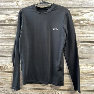 Champion unisex youth M medium black long sleeve base layer wear under jersey - Picture 1 of 4