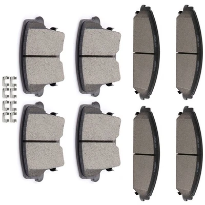 Front Rear Ceramic Brake Pads For 2009 - 2014 Dodge Challenger Charger Magnum - Image 1 of 4