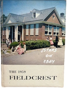 1959 FIELDALE HIGH SCHOOL YEARBOOK, THE FIELDCREST, FIELDALE, VA - Picture 1 of 7