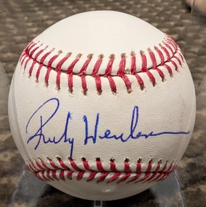 Rickey Henderson OMLB Signed Baseball JSA COA Clean and White - Picture 1 of 2
