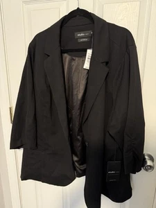 Blazer Ponte Negro Torrid Mujer Talla 6X Nuevo Con Etiquetas - Imagen 1 de 5