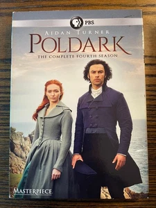 Poldark The Complete Fourth Season DVD 2018 Aidan Turner Masterpiece - Picture 1 of 2