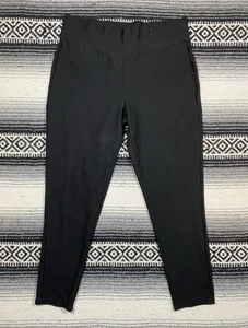 Womens Black Casual Pants Slacks Leggings XL Conceited. Pockets - Picture 1 of 15