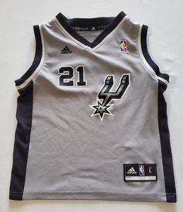 Adidas San Antonio Spurs Tim Duncan #21 Trikot Kinder Large grau gebraucht * - Bild 1 von 8