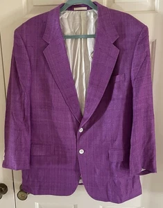 Vintage Vibrant Purple Herren Jacke Alan Lebow For Hartz - 46R - XL Unisex - Bild 1 von 15