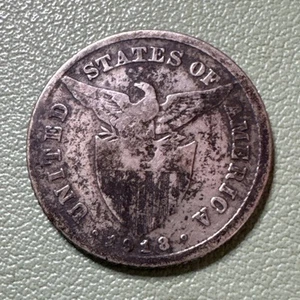 1918 s Philippines 20 Centavos Coin World Silver Coin Details - Picture 1 of 6