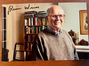 RAINER WEISS SIGNED PHOTO, PHYSICIST, NOBEL PRIZE, EINSTEIN, RELATIVITY, LIGO - Picture 1 of 1