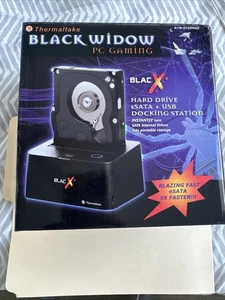 Thermaltake Black Widow PC Gaming BlacX Hard Drive eSATA + USB Docking Station - Picture 1 of 10
