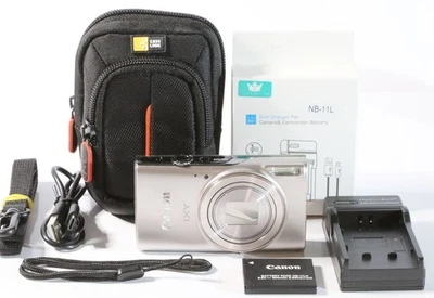 [Top Mint] Canon IXY 650 Silver 20.2MP 12x Compact Digital Camera ELPH 360 B726 - Image 1 of 4