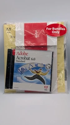 Adobe Acrobat 6.0 Standard For Windows w/ Serial Number Bundle  - Image 1 of 2