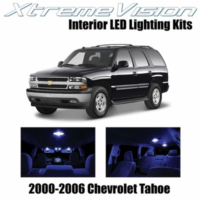 LED interior XtremeVision para Chevy Tahoe 2000-2006 (18 piezas) azul Foto 1 de 4