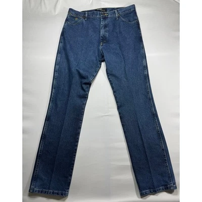 Мужские прямые синие джинсы Wrangler George Strait Collection - размер 38x36,5 - Изображение 1 из 4