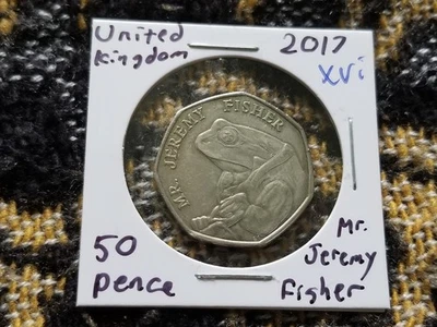 United Kingdom 50 Pence 2017 Circulated - Mr. Jeremy Fisher - xvi - Image 1 of 2