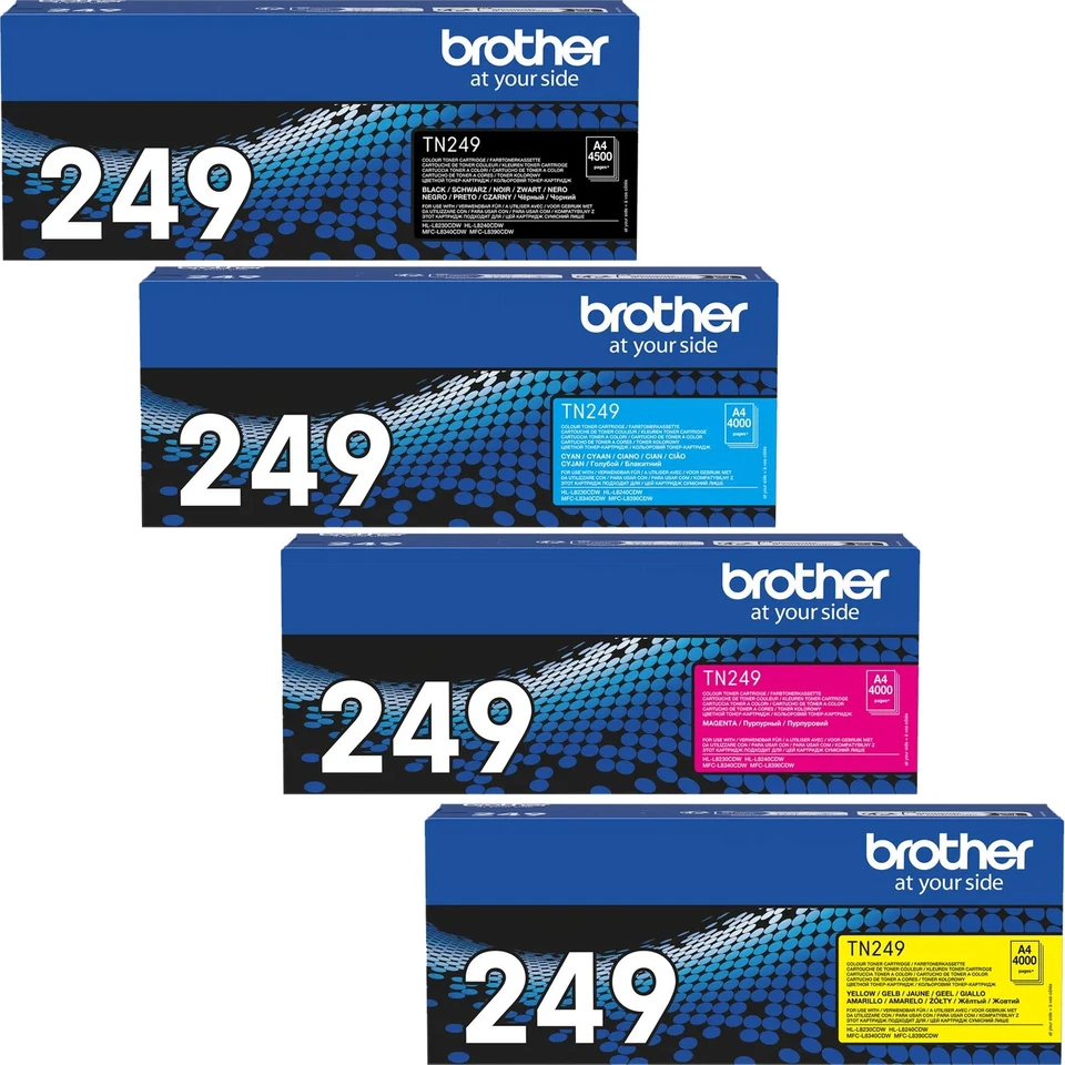 Brother TN-249 VAL Patronen für HL-L 8230 8240 CDW MFC-L 8300 8340 8390 CDW  - Bild 1 von 1