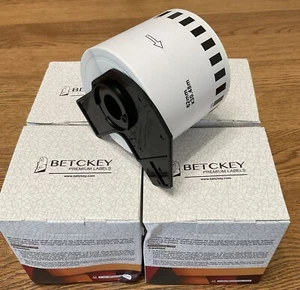 4 Rolls 62mm x 30.48m DK2205 Continuous Label for Brother QL 500 550 570 580N - Picture 1 of 4