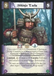 Legend of the Five Rings L5R CCG GoC Gates Of Chaos Shinjo Tselu (Exp 2) - Picture 1 of 1