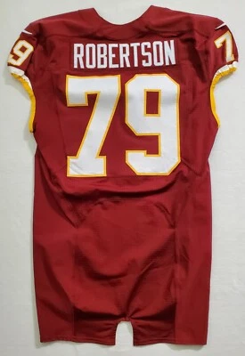 Washington Redskins #79 Travian Robertson NFL Player‑Worn Home Jersey - 05496 - Image 1 of 4