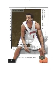 Rollo de honor de cubierta superior 2002-03 #116 Chris Jefferies RC/1999 Toronto Raptors - Imagen 1 de 1