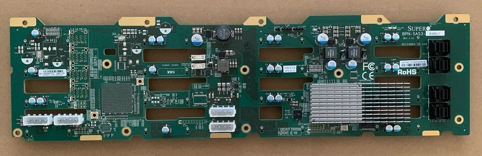 SuperMicro BPN-SAS3-836EL1 16-port 3U SAS3 12Gbps single-expander backplane - Image 1 of 1