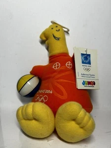 NEW RARE Athens 2004 Olympics Jumbo Plush With Tags With Volleyball - Picture 1 of 3