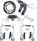 Complete V Bike Brake Set, Front and Rear Bike MTB Brake