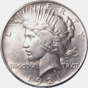 Key Date High Relief 1921-p Peace Silver Dollar United States Mint Coin - Picture 1 of 2