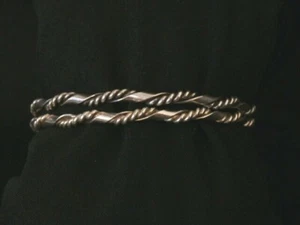 Pulseras únicas vintage de plata esterlina con giro suroeste. ¡Haz una oferta! #1774 - Imagen 1 de 5