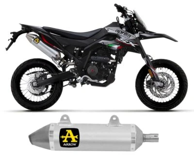 Tubo De Escape Arrow Thunder Acero Endcap Alu APRILIA RX-SX 125 2021 > 2023 - Imagen 1 de 4