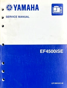 2008 Yamaha EF4500iSE service manual 116 pages- LIT-19616-01-46 EF2000 EF3500 - Picture 1 of 6