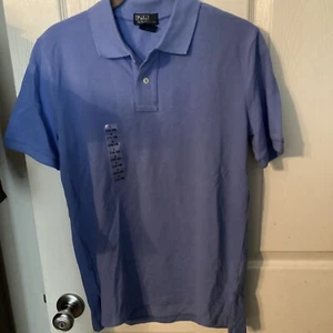 Polo Ralph Lauren Boys SS Pique Polo Sky Blue Size Large (14/16) - Picture 1 of 3