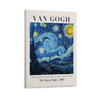 Print Canvas Wall Art Van Gogh Star Gazing Print Van Gogh Starry Night Poster 