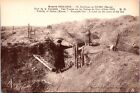 5 cartes postales Pompelle Fort ruines & tranchée, coquille et réservoir allemands, cimetière de la Marne