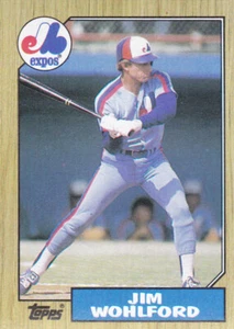 1987 TOPPS..JIM WOHLFORD..CARD # 527..EXPOS..FREE COMBINED SHIPPING - Bild 1 von 1