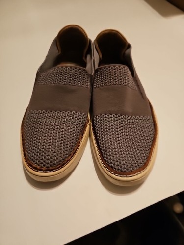 Scarpe slip on piatte donna UGG Sammy in maglia grigia taglia 9M