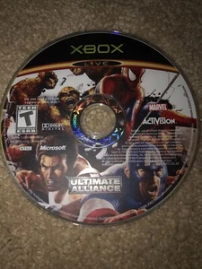 Marvel: Ultimate Alliance (Microsoft Xbox 360, 2006) solo disco sin estuche ni libro - Imagen 1 de 1