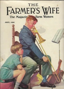 THE FARMER'S WIFE July 1931 PAGEANT COOPERATION RURAL SCHOOL beautiful ads - Picture 1 of 4