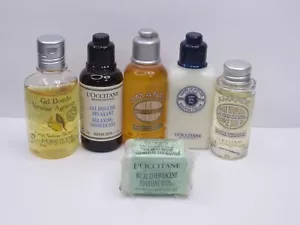 L'OCCITANE 6 ASSORTED TRAVEL SIZE SHOWER PRODUCTS *DETAILS* - Picture 1 of 2