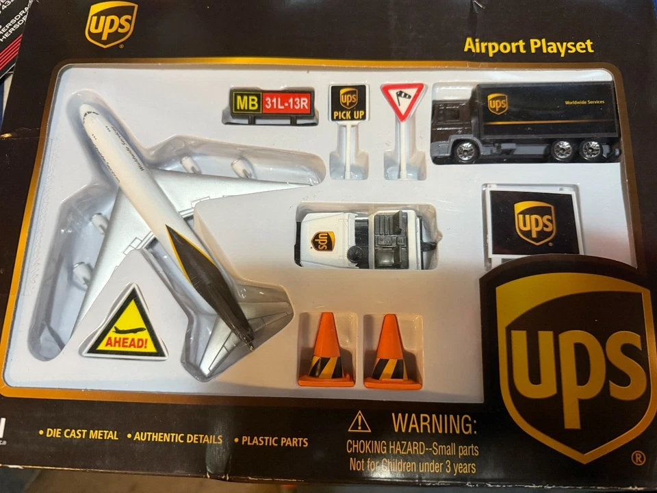 UPS Airport Die Cast Playset (12pc Set) - Image 1 of 1