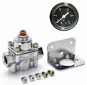 Regulador de baja presión de combustible Holley carburador de combustible rápido carburador 1-4 PSI 12-804-SBG - Imagen 1 de 1