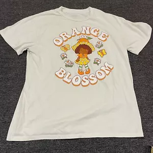 Orange Blossom Strawberry Short Cake Womens Graphic T-Shirt - Size L White - Picture 1 of 5