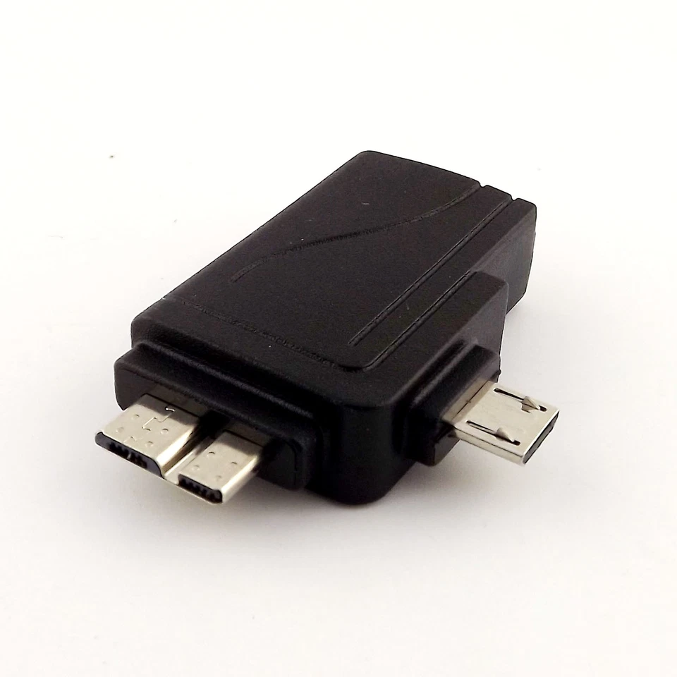 1x Micro USB 3.0 2.0 Male 2 In 1 To USB 3.0 Female OTG Adapter Converter for HTC - Image 1 of 1