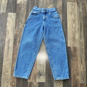 Vintage Lee Blue Jeans Kids Size 10 REG. W21 L25 Made in USA - Picture 1 of 9