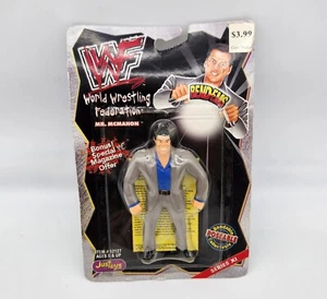 Justoys WWF/WWE Serie 11 Vince McMahon 1999 Bend-Ems, Nuovo! - Foto 1 di 4