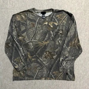 Winchester Mens XL Camo Long Sleeve Shirt REALTREE HARDWOOD Rugged Sportsman - Picture 1 of 9