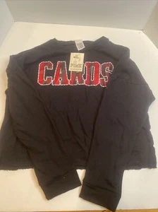 Louisville Cardinals VS PINK Long Sleeve Black Crew Neck Mid-waist Large - Picture 1 of 4