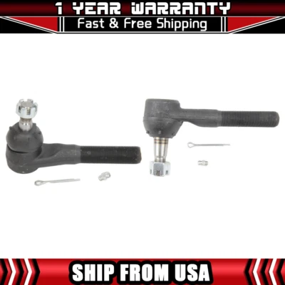 Left Outer Right Outer 2X Steering Tie Rod End For Ford Bronco II 1984-1990 - Image 1 of 4