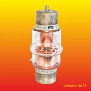 TRIMMER CONDENSADOR VARIABLE VACÍO SOVIÉTICO 5-100 PF 25 KV KP1-3 КП1-3 - Imagen 1 de 4